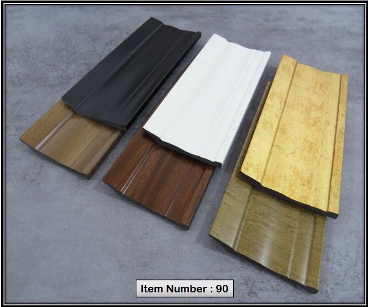 قرنیز اکونومی 90- قرنیز اکونومی(اقتصادی) عرض 9 سانتی متر طول شاخه 3 متر 28 شاخه در هر کارتن ضخامت 7 میلی متر جنس پلی استایرن طرح ساده و مدرن ضد آب و ضد خش مناسب برای انواع سلیقه ها