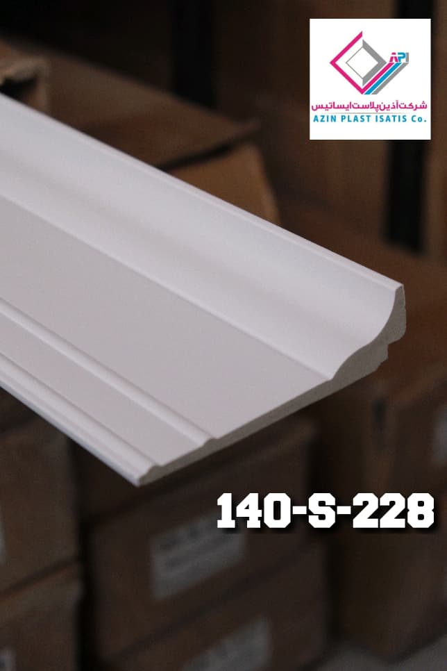 قرنیز 140- قرنیز کد 140 عرض 14 سانتی متر طول شاخه 3 متر 10شاخه در هر کارتن ضخامت 12 میلی متر جنس پلی استایرن طرح ساده و مدرن ضد آب و ضد خش قابل استفاده بعنوان قرنیز و کتیبه پرده