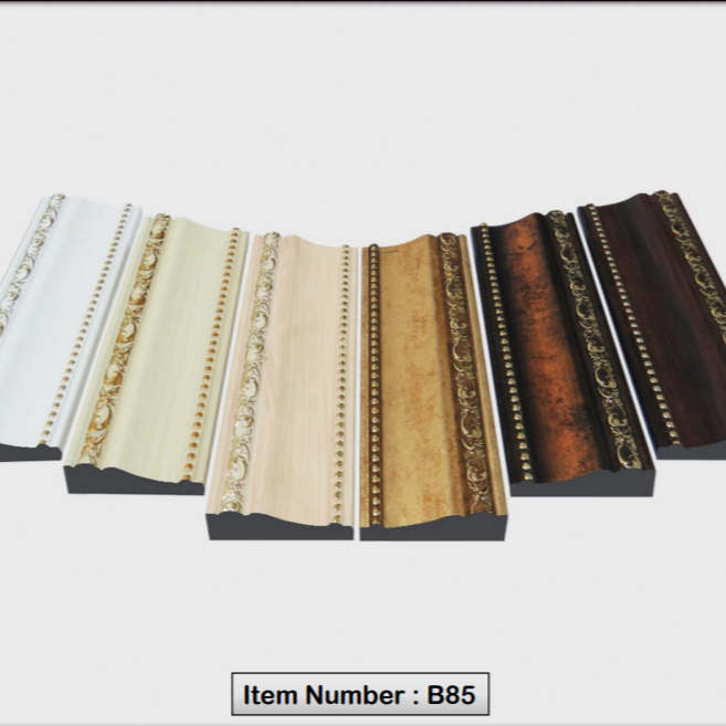 قاب B85 - 
قاب عکس کد B-85
عرض8.5 سانتی متر
طول شاخه 3 متر
ضخامت 12 میلی متر
18شاخه در هر کارتن 
جنس پلی استایرن 
طرح گل 
طرح مدرن و ساده 
مناسب قاب بندی و دکوراتیو دیوارها
ضدآب و ضدخش


فروش به صورت شاخه و کارتن

 